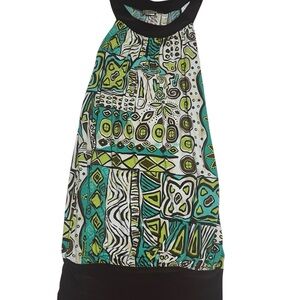 Y2K style bananas monkey flowy dress size medium